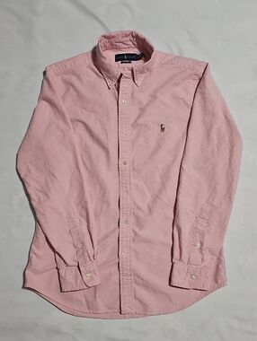 Ralph Lauren Pink Button-Down Oxford Shirt